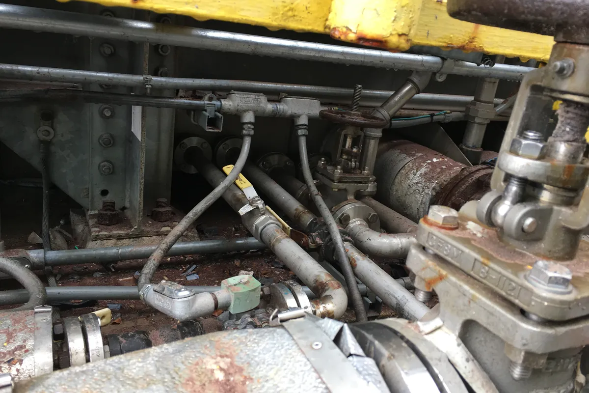 Industrial machinery and pipework