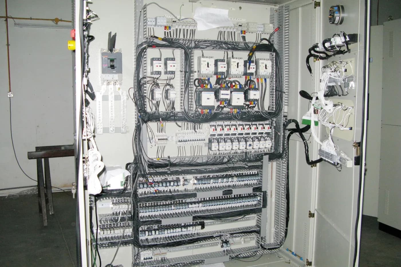 Custom control panel built and wired by Slon Electric